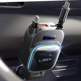 2E7147 LISEN Iphone Pro Car Charger Usb Cable