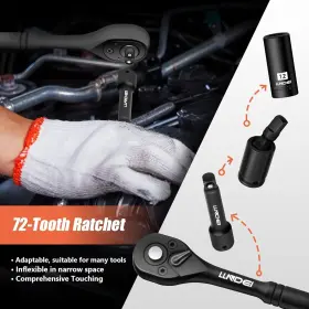 A052 LLNDEI Drive Impact Socket Set #3