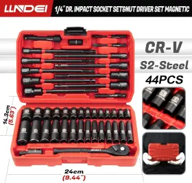 LLN23044 LLNDEI Drive Socket Set Nut Driver #2