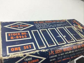 B-8965 MASTER PLUMBER Trade Socket Wrenches Valves Faucet #3