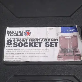 AXL6PT MATCO Drive Front Axle Nut Socket Set #3