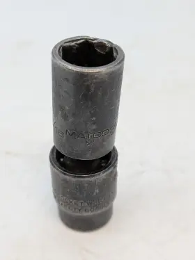 Matco Tools Bdup186a 9/16 Inch Deep Swivel Universal Impact Socket 3/8 6 Point Bdup186 Go1061479