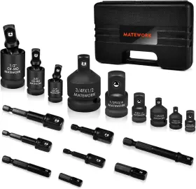 MT1015 MATEWORK Socket Adapter Set Reducer Impact Driver