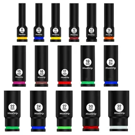 SET-16 MAXGRIP Impact Socket Set