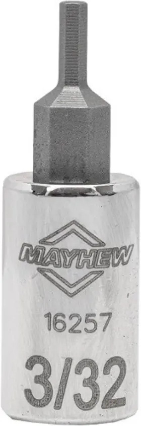 MAY16257 MAYHEW Hex Socket Bit Drive MAY16257 MAYHEW Hex Socket Bit Drive