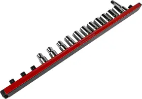LAS50 MECHANICS TIME SAVERS Lock Socket Tool Organizer Rack #3