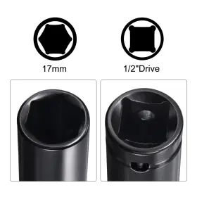 656320080187 METALLIXITY Drive Point Impact Socket Hex Shank #3