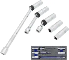 005043 MICHAELPRO Drive Magnetic Swivel Spark Plug Socket Set