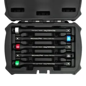 MP001207 MICHAELPRO Impact Torque Limiting Extension Bar Set