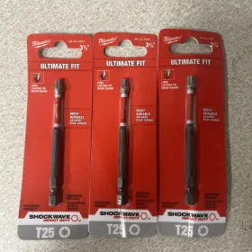 48-32-4561 MILWAUKEE Impact Torx Shockwave Power Bit Pack