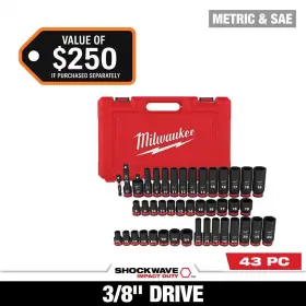 445024490483 MILWAUKEE Shockwave Drive Point Impact Socket