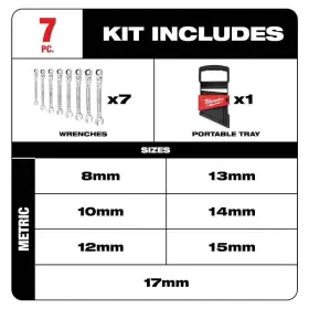 48-22-9529 MILWAUKEE Flex Head Ratcheting Combination Wrench #2