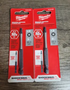 48-32-4573 MILWAUKEE Square Recessed Recess Shockwave Power