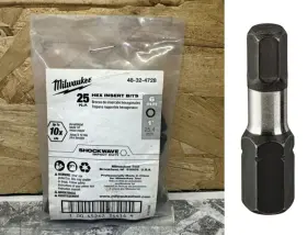 48-32-4728 MILWAUKEE Shockwave Bit Hex
