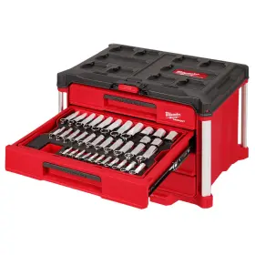 48229491 MILWAUKEE Ratchet Socket Set Packout Drawers