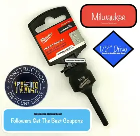 49-66-5145 MILWAUKEE Shockwave Linemans Drive Hex Bit Socket