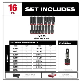 49-66-6803 MILWAUKEE Impact Socket Drive Packout Organizer #3