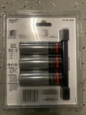 49-66-7830 MILWAUKEE Shockwave Impact Lug Nut Socket Set #2