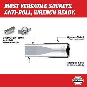 48-22-9403 MILWAUKEE TOOL Drive Standard Socket Set #3