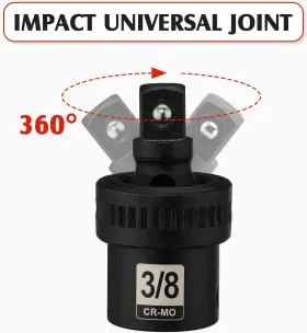 750139256297 MIXPOWER Drive Impact Socket Set Point Standard #3