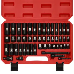 B08JTS9RRJ MIXPOWER Drive Impact Socket Set Point