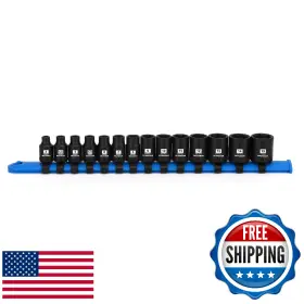 B0CZ6Z1JL9 MIXPOWER Drive Shallow Magnetic Impact Socket Set