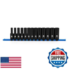 B0CZ729CH6 MIXPOWER Drive Magnetic Impact Socket Set Storage