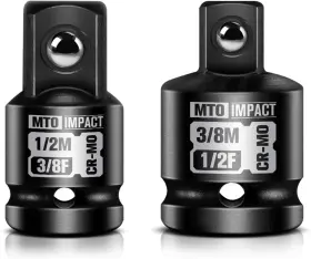 MTO10001 MTO LLC Impact Socket Adapter Reducer Set Female