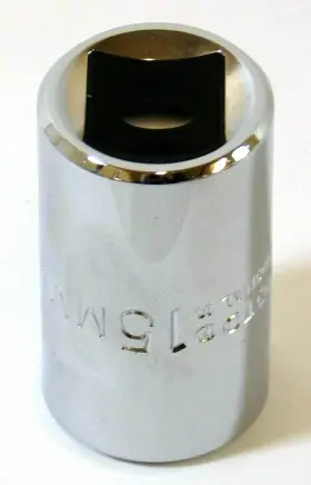My Store J5415m Proto 5415m Standard Hand Socket 1/2 Inch Drive X 15 Mm Size 1-1/2 Oal 12 Pt