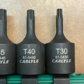 610318 NAPA CARLYLE Drive Impact Torx Socket Set #2