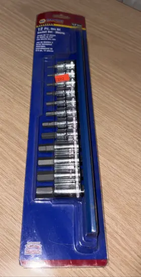 NB12M NAPA Hex Bit Socket Set Drive