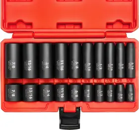 02434A NEIKO Standard Impact Socket Set Robust