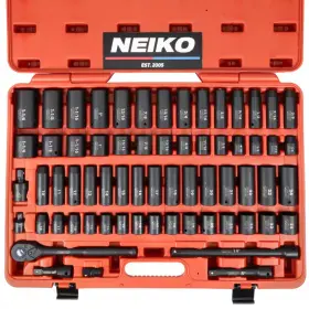 445043566565 NEIKO Drive Master Shallow Impact Socket Set