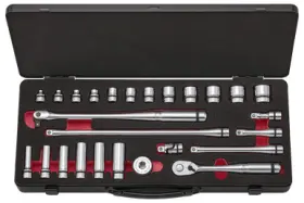 NTB3X26CZ NEPROS Socket Steel Combination Wrench Set