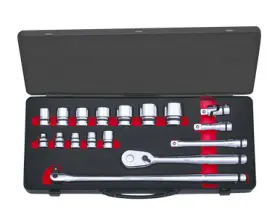 NTB417AZ NEPROS Socket Steel Combination Wrench Set