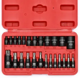 MT078 Torx Bit Socket Set Star