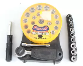 00289TSC OLYMPIA Pop Up Socket Set Extension Handle
