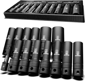 OTLOOMTBT-14 OTLOOMTBT Rugged Impact Socket Set Biack