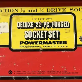4860 OXWALL Powermaster Drive Socket Combination Wrench Set #2