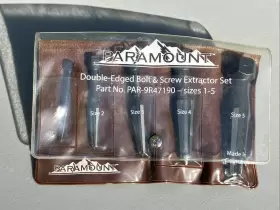 PAR-9R47190 PARAMOUNT Double Edged Bolt Screw Extractor Set