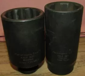 W155 PERFORMANCE TOOL Axle Nut Sockets