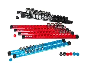 P003E006A PINOZE Magnetic Socket Holder Organizer Set Aluminu