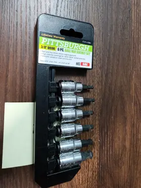 67882 PITTSBURGH Drive Hex Bit Vanadium Steel Socket Set