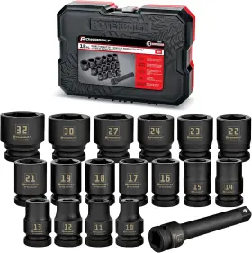 940838 POWERBUILT Impact Socket Set