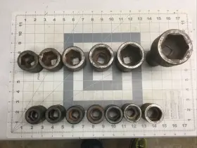Proto 3/4 Drive Inch 13 Piece Impact Socket Set - Point R3C #2