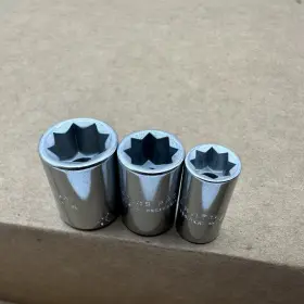 4712S-4710S-4708S PROTO Point Double Star Shallow Socket Set