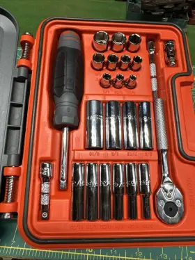 J47125S PROTO Socket Set Drive Point #3
