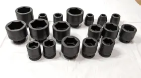 J72103 PROTO Incomplete Impact Socket Set Finish Drive Point