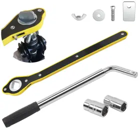 707112086181 QISF Car Telescoping Lug Nut Wheel Stan Wrench