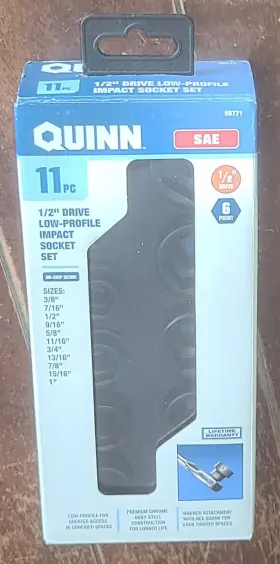 59771 QUINN Drive Impact Socket Set Foam Organizer